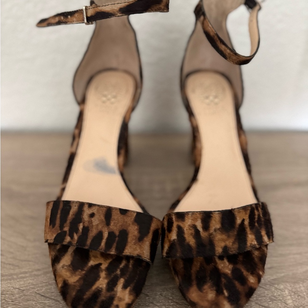Vince Camuto Leopard Print Heels